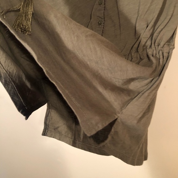 3/$25 🙌🏼 Lauren Ralph Lauren Button Down Tie Top S - Picture 4 of 5